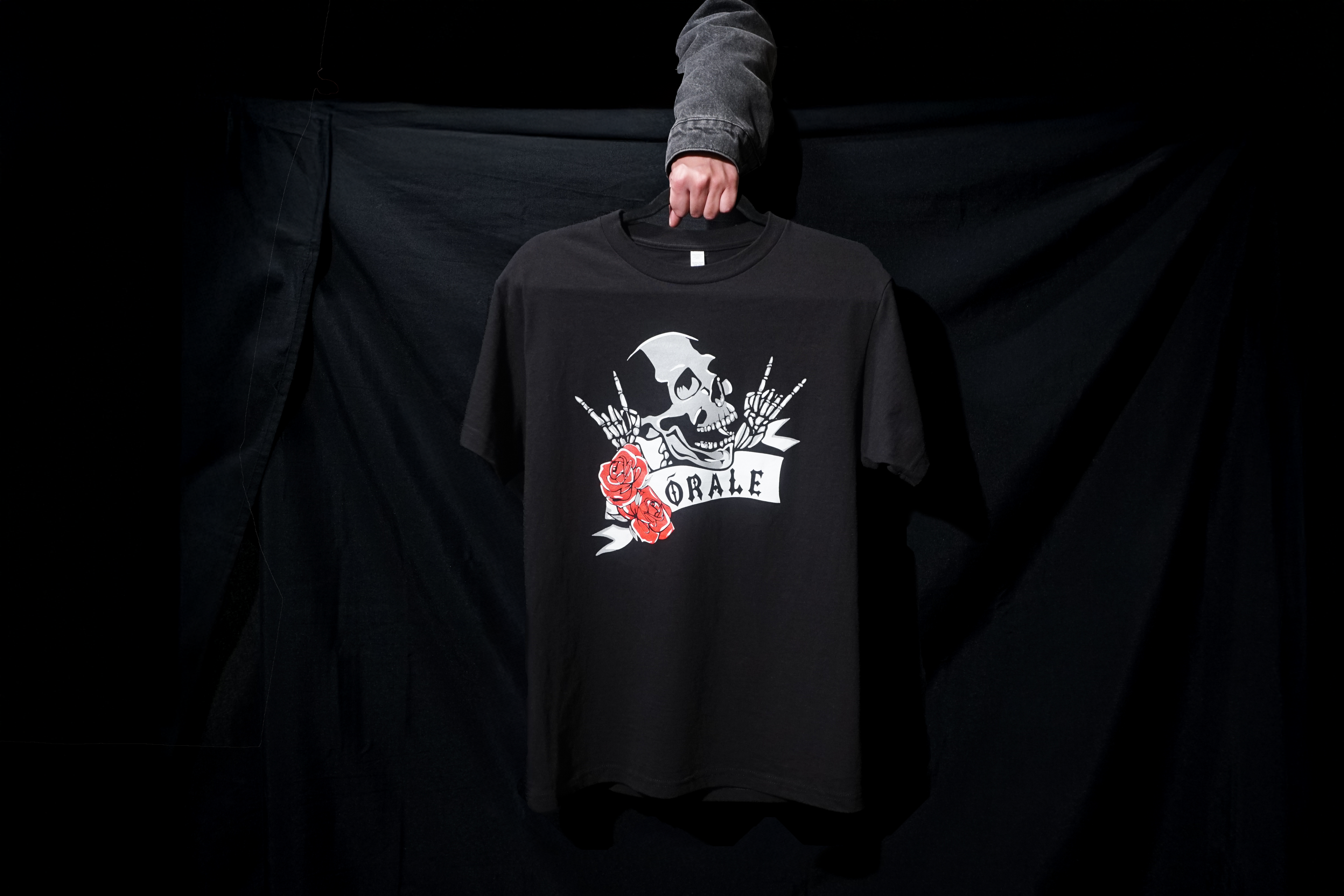 Skull n Rose T Shirt